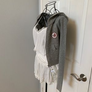 New Mango cropped hoodie szXS